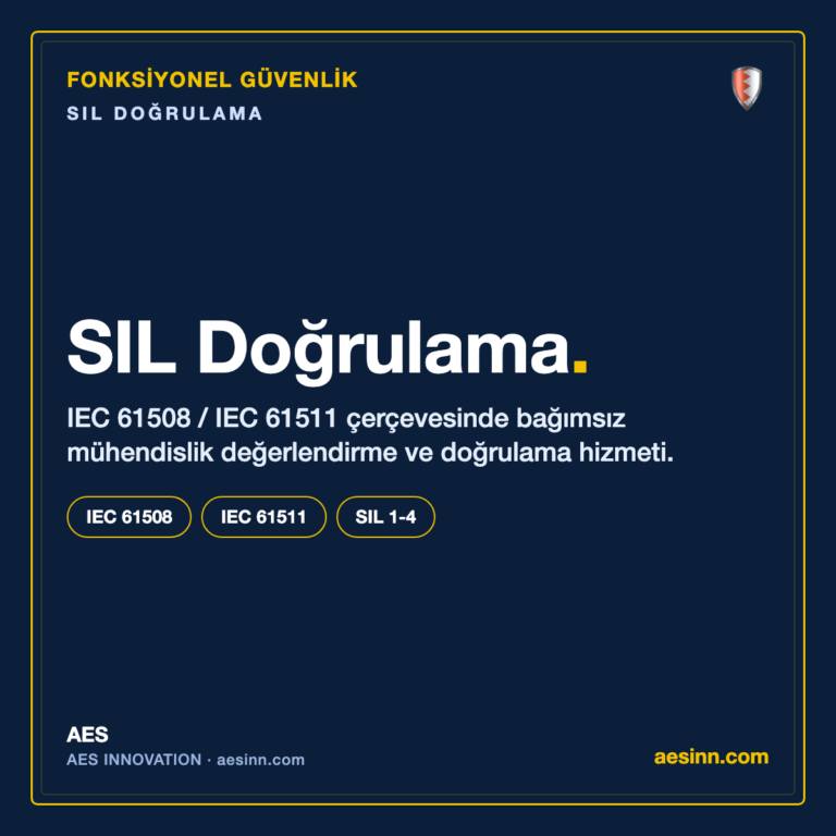 SIL Doğrulama — SIL DOĞRULAMA bilgilendirme kartı (AES)