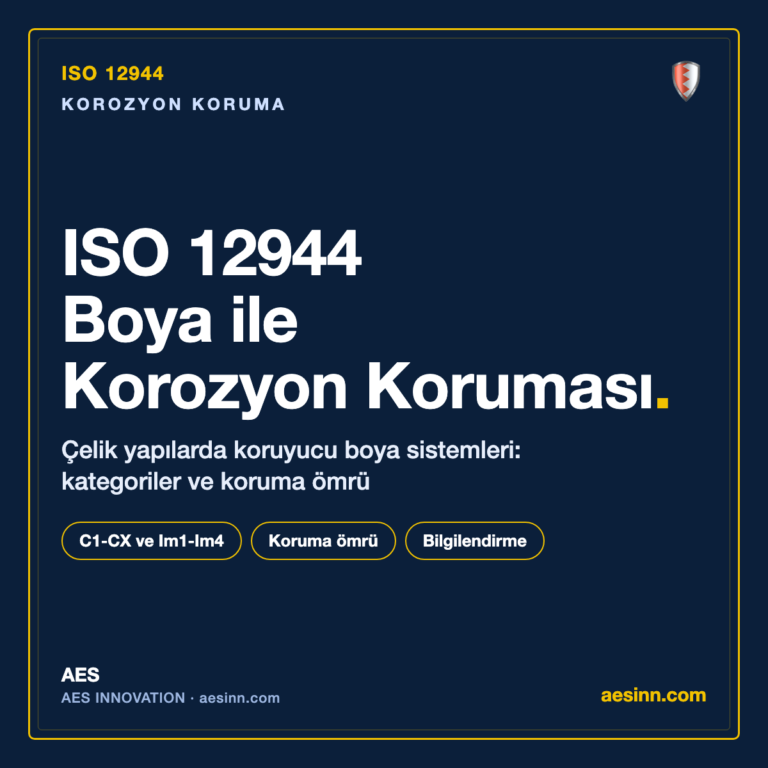 ISO 12944 koruyucu boya sistemleri ile celik korozyon korumasi bilgilendirme