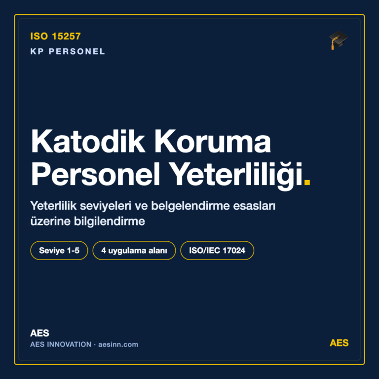 ISO 15257 katodik koruma personel yeterlilik seviyeleri bilgilendirme