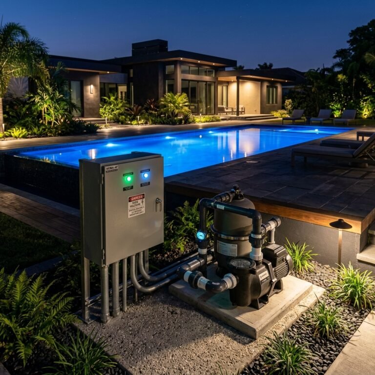 Swimming pool electrical